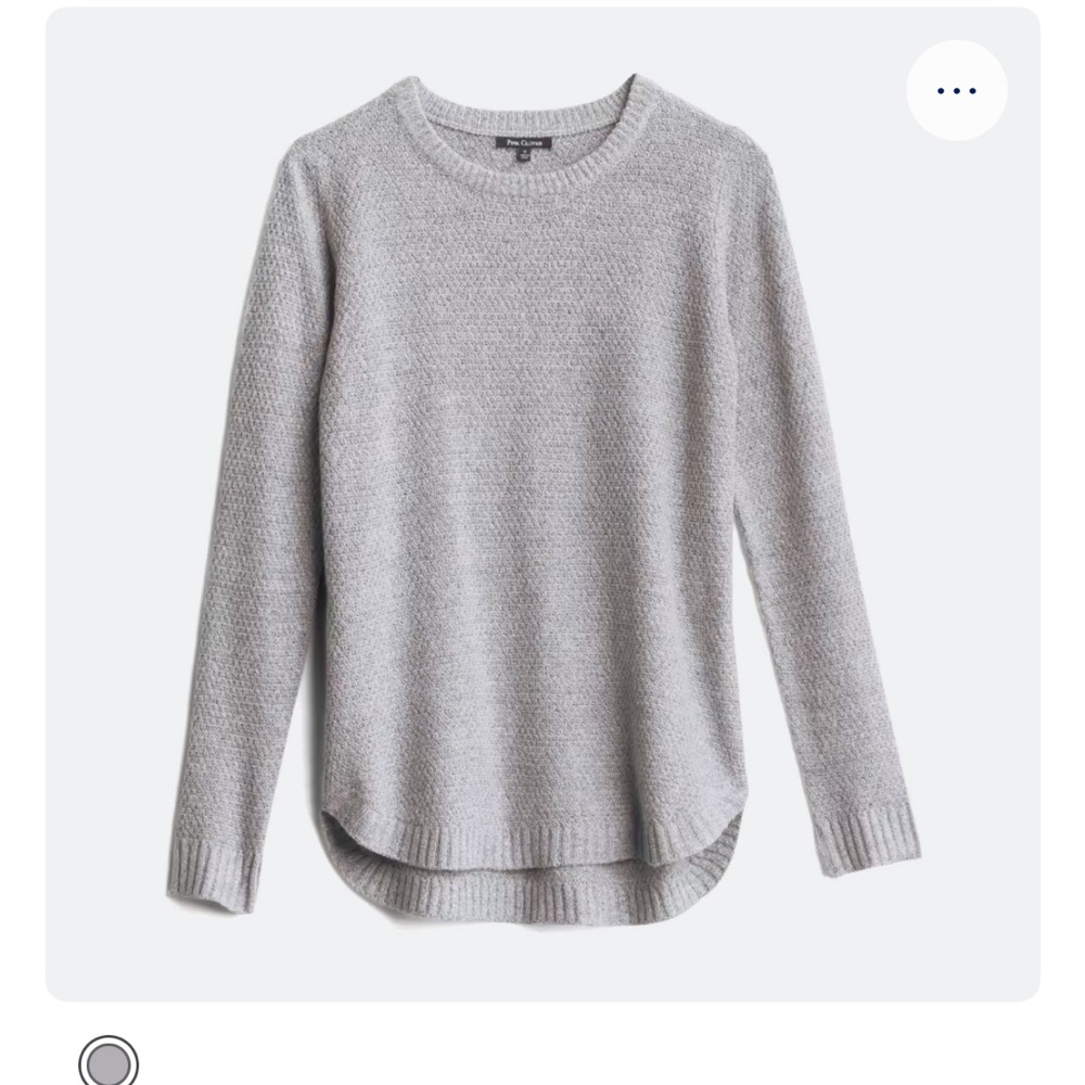 Pink Clover Light Gray Women's Sweater